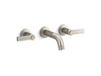 Wall-Mount Sink Faucet, Lever Handles 0