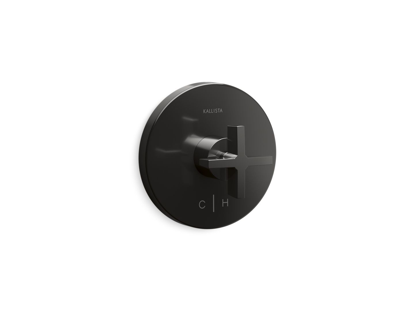 One™ Thermostatic trim, cross handle