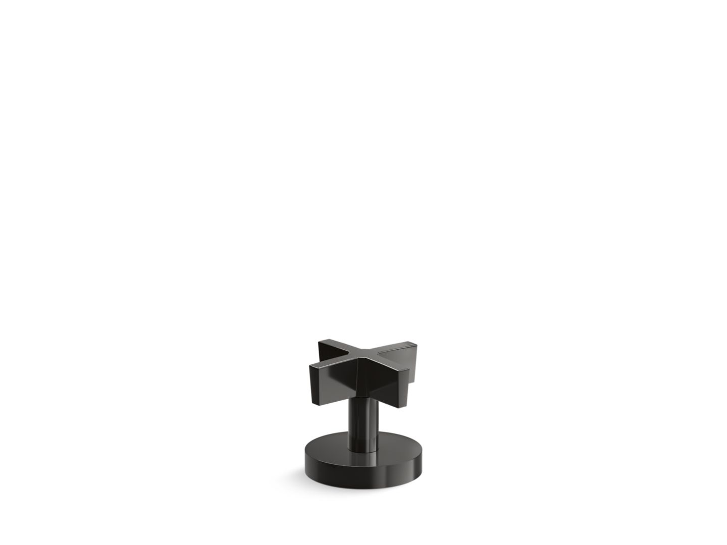 One™ Deck-mount diverter trim, cross handle
