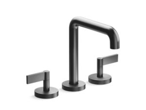 Deck-Mount Bath Faucet, Lever Handles