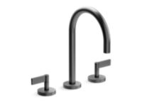 Sink Faucet, Gooseneck Spout, Lever Handles 0