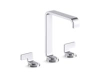 Widespread Sink Faucet, Tall Spout, Lever Handles 1