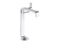 Single-control sink faucet, tall spout 1