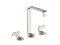 Widespread Sink Faucet, Tall Spout, Lever Handles 0
