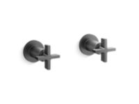 Wall-mount bath faucet handles, cross 0