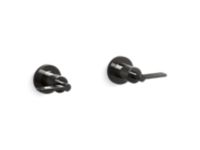 Wall-mount bath faucet handles, lever 0