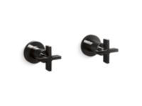 Wall-mount bath faucet handles, cross 0
