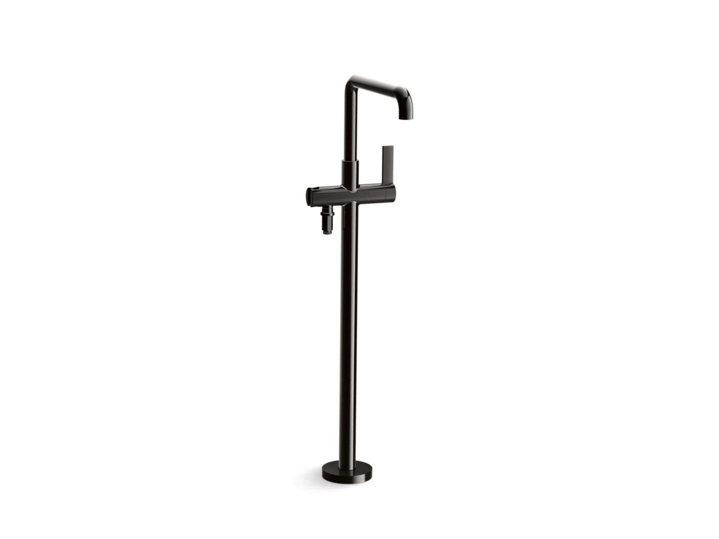 One Freestanding Bath Faucet, Less Handshower