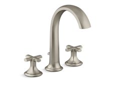 Script® Deck-Mount Bath Faucet with Diverter, Cross Handles