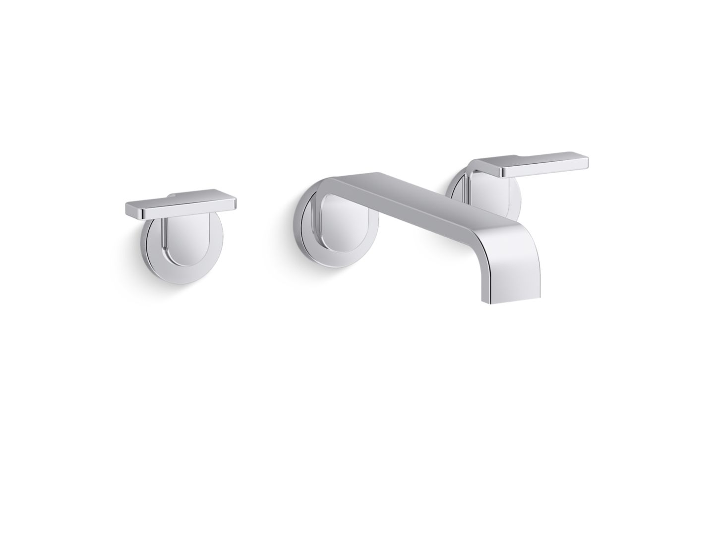 Guise® Wall Mount Widespread Sink Faucet, Lever Handles