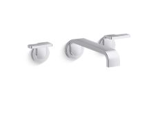 Guise® Wall Mount Widespread Sink Faucet, Lever Handles