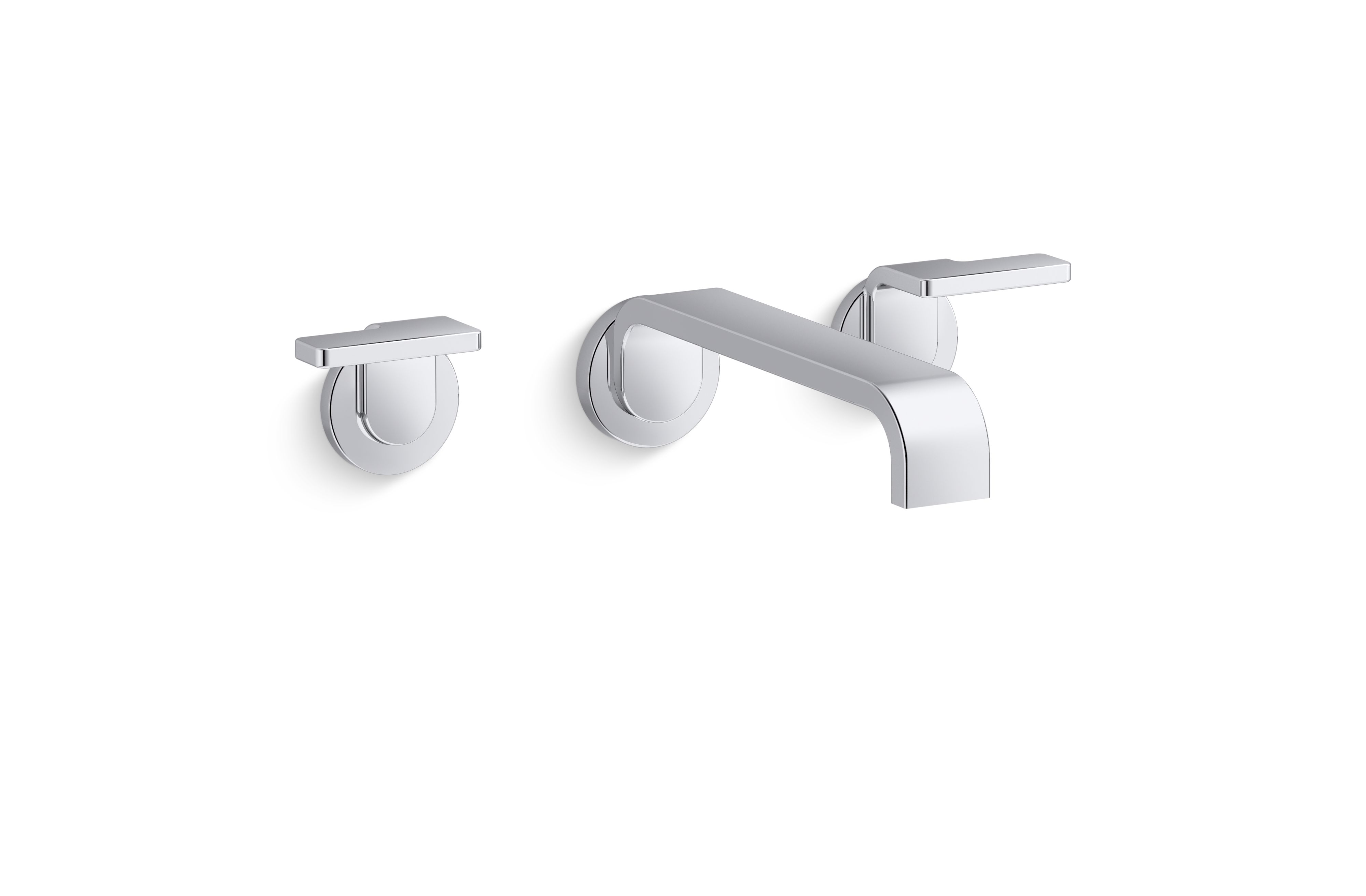 Guise® — Wall Mount Widespread Sink Faucet, Lever Handles