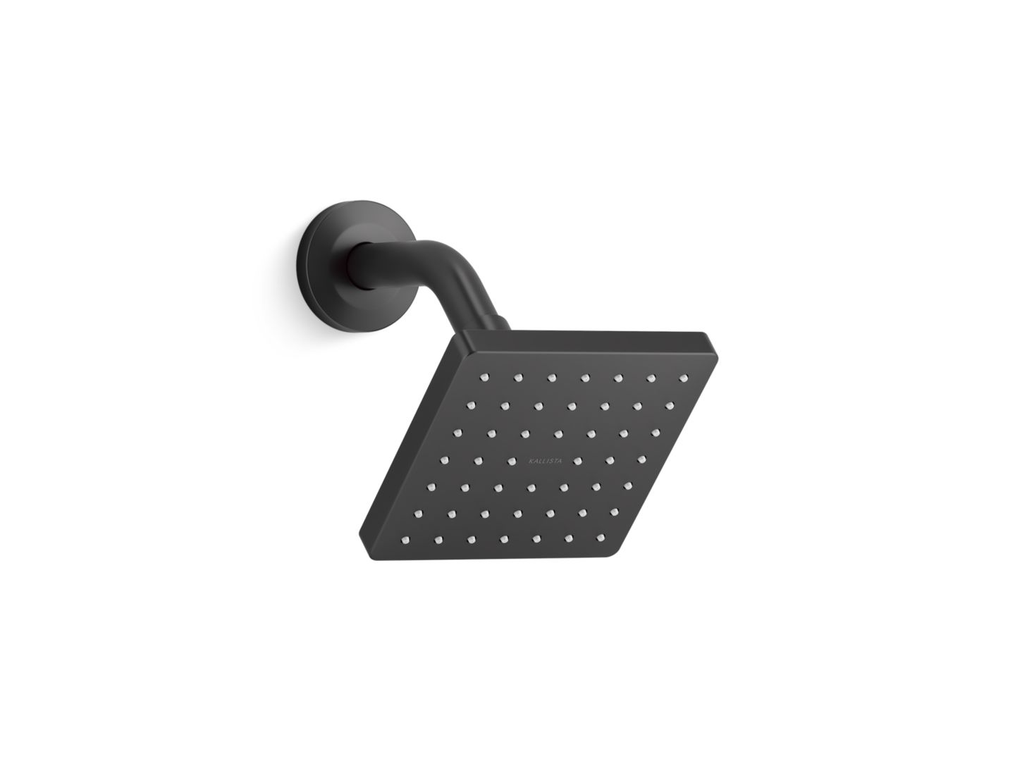 Foundations Soft Modern Square Showerhead with Arm