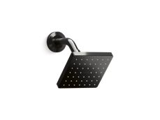 Foundations Soft Modern Square Showerhead with Arm