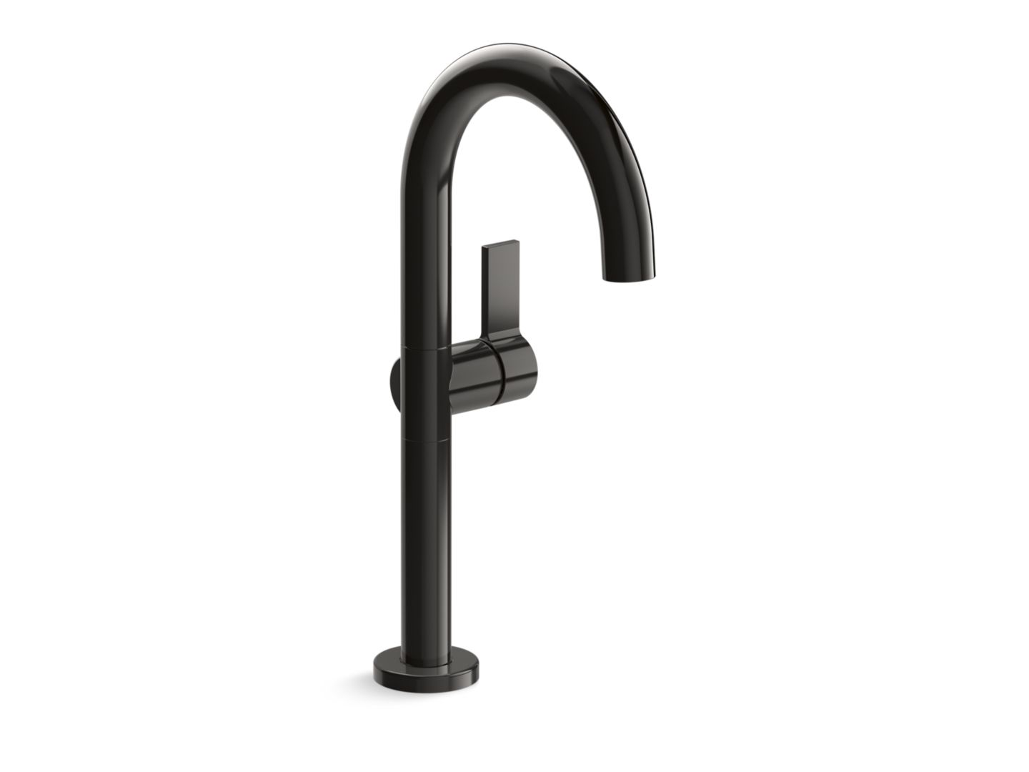 One Single-Control Sink Faucet, Tall Spout