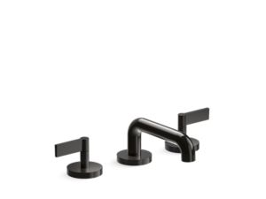 【R&B】Kahlista One Widespread Sink Faucet, Low Spout, Lever Handles