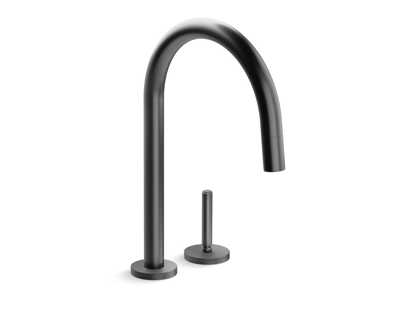 One Pull-Down Kitchen Faucet