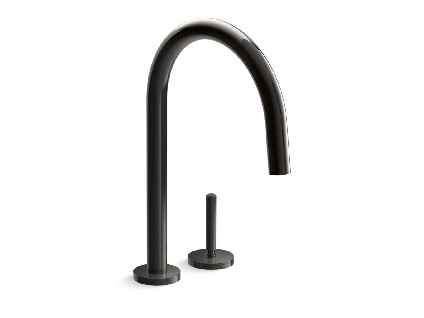 One Pull-Down Kitchen Faucet