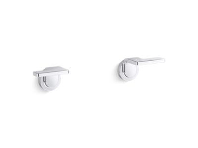 Wall-Mount Bath Faucet Lever Handles