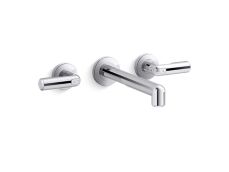Vice™ Wall Mount Widespread Sink Faucet, Lever Handles