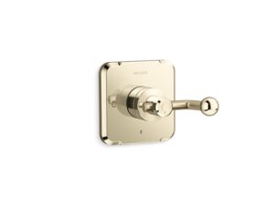 Thermostatic trim, crank handle