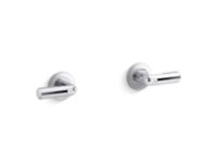 Wall-Mount Bath Faucet Handles, Lever 0