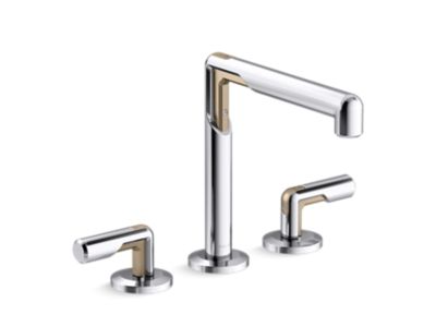 Deck-mount Bath Faucet, Lever Handle