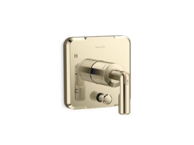 Single Control trim with diverter, lever handle