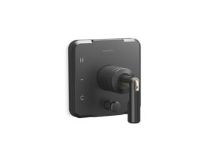 Single Control trim with diverter, lever handle