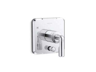 Single Control trim with diverter, lever handle