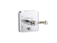 Single Control trim with diverter, crank handle 0