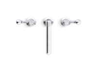 Widespread Sink Faucet, Crank Handles 4