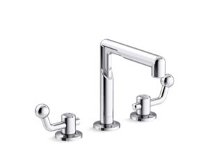 Widespread Sink Faucet, Crank Handles