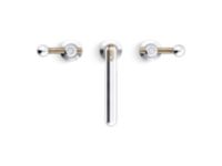 Widespread Sink Faucet, Crank Handles 2