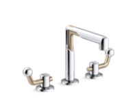 Widespread Sink Faucet, Crank Handles 0