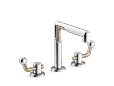Widespread Sink Faucet, Crank Handles