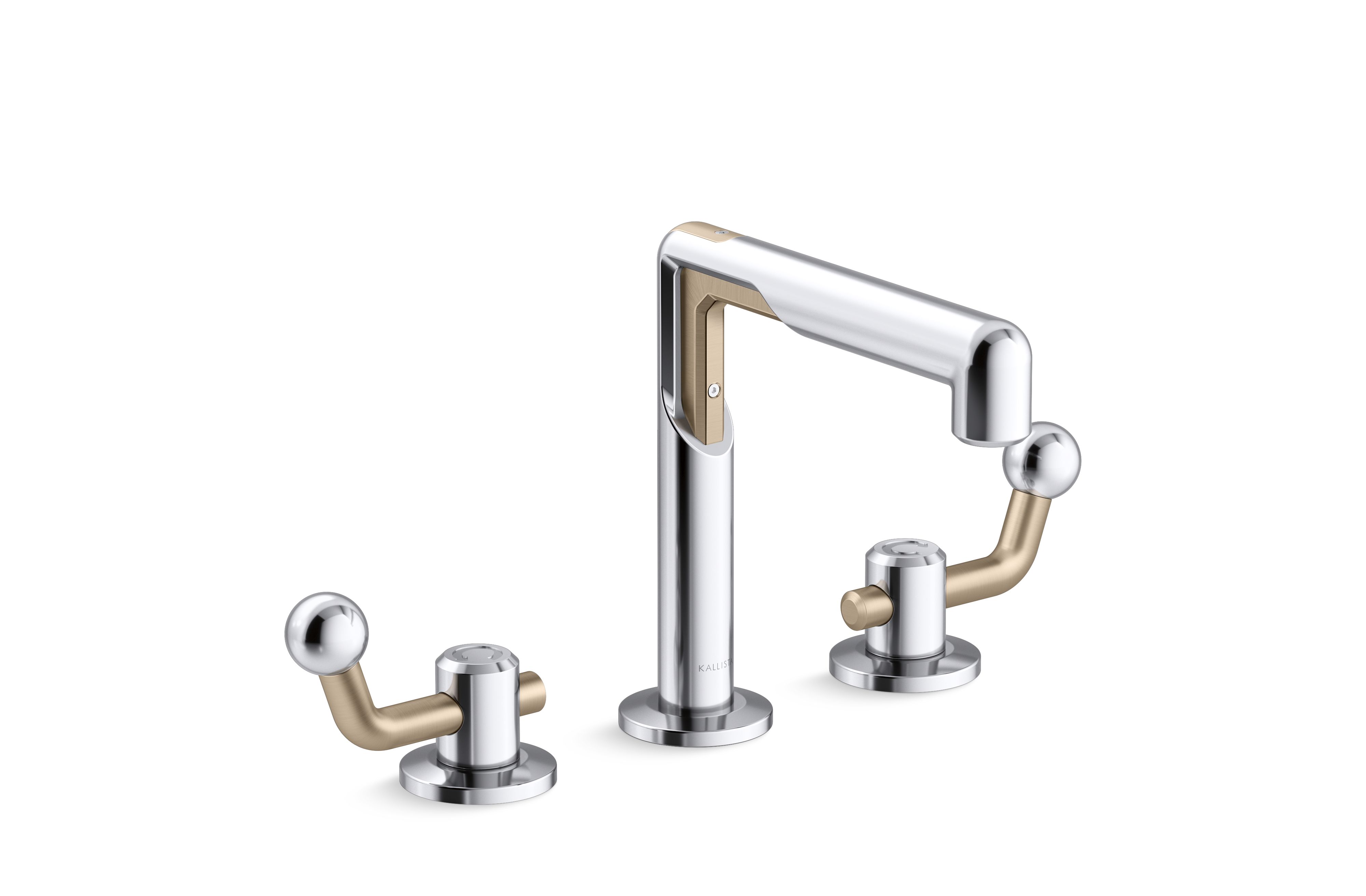 Vice™ — Widespread Sink Faucet, Crank Handles #3
