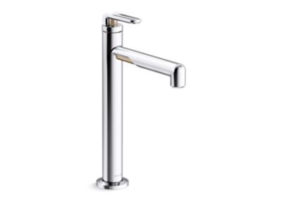 Single-control sink faucet, tall spout
