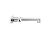 Wall Mount Widespread Sink Faucet, Crank Handles 1