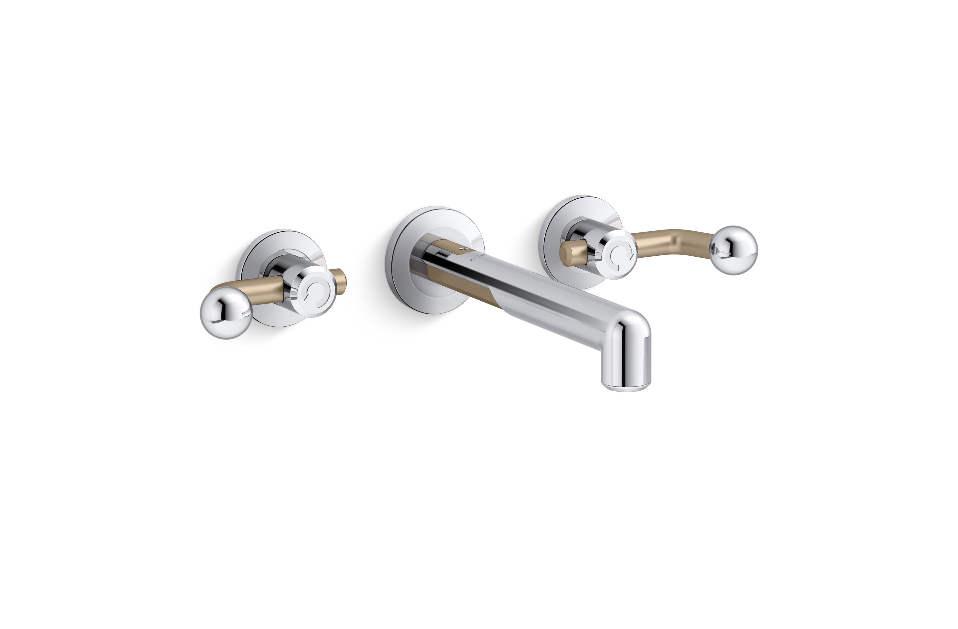 Vice™ — Wall Mount Widespread Sink Faucet, Crank Handles #3