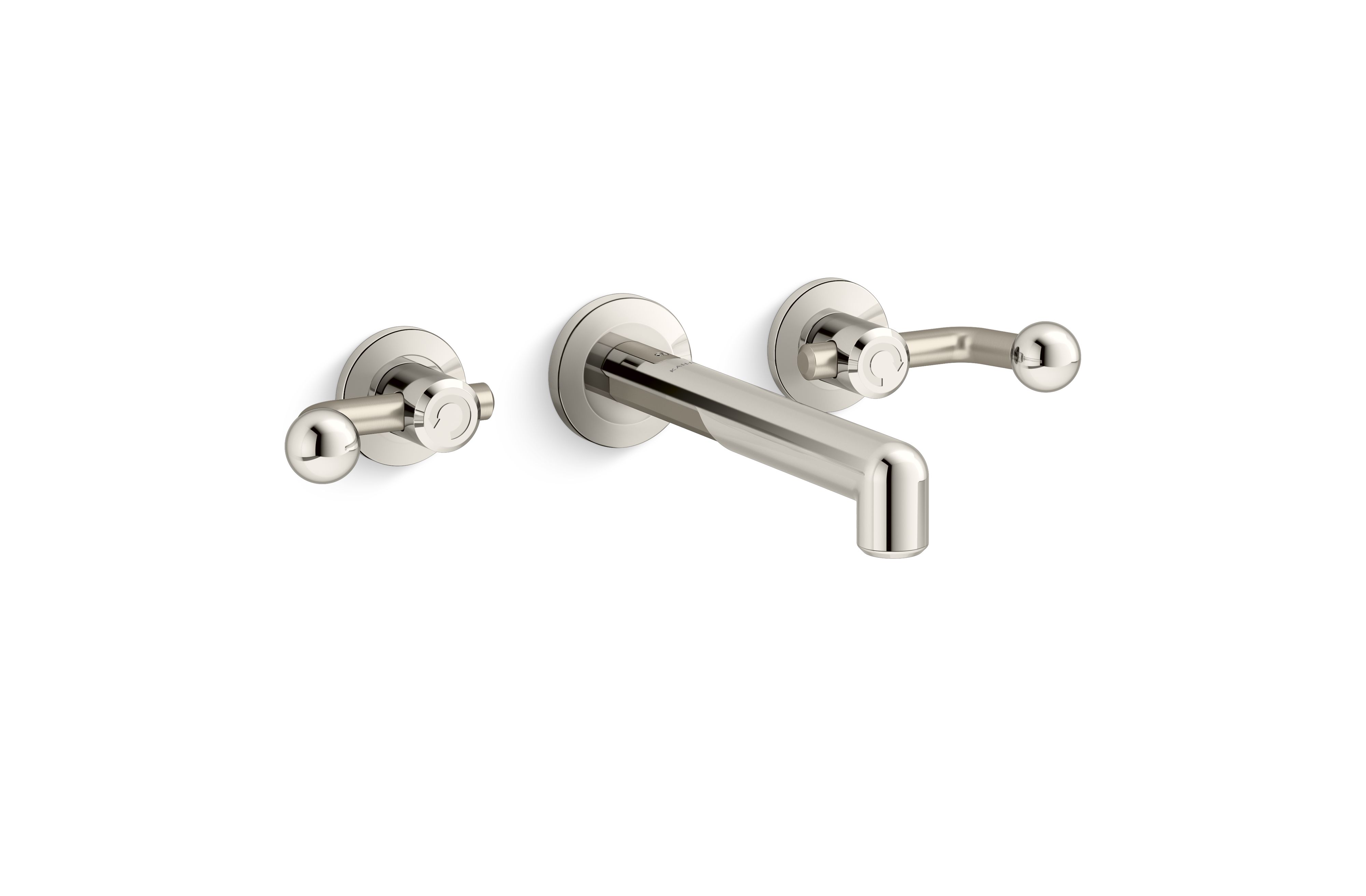 Vice™ — Wall Mount Widespread Sink Faucet, Crank Handles