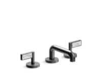 Sink faucet, low spout, white Carrara handles 0