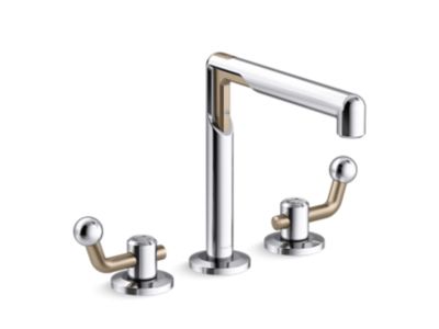 Deck-mount Bath Faucet, Crank Handle