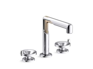 Widespread Sink Faucet, Wheel Handles