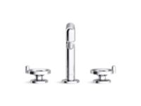Widespread Sink Faucet, Wheel Handles 0