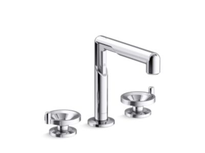Widespread Sink Faucet, Wheel Handles