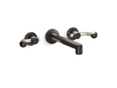 Vice™ Wall Mount Widespread Sink Faucet, Crank Handles