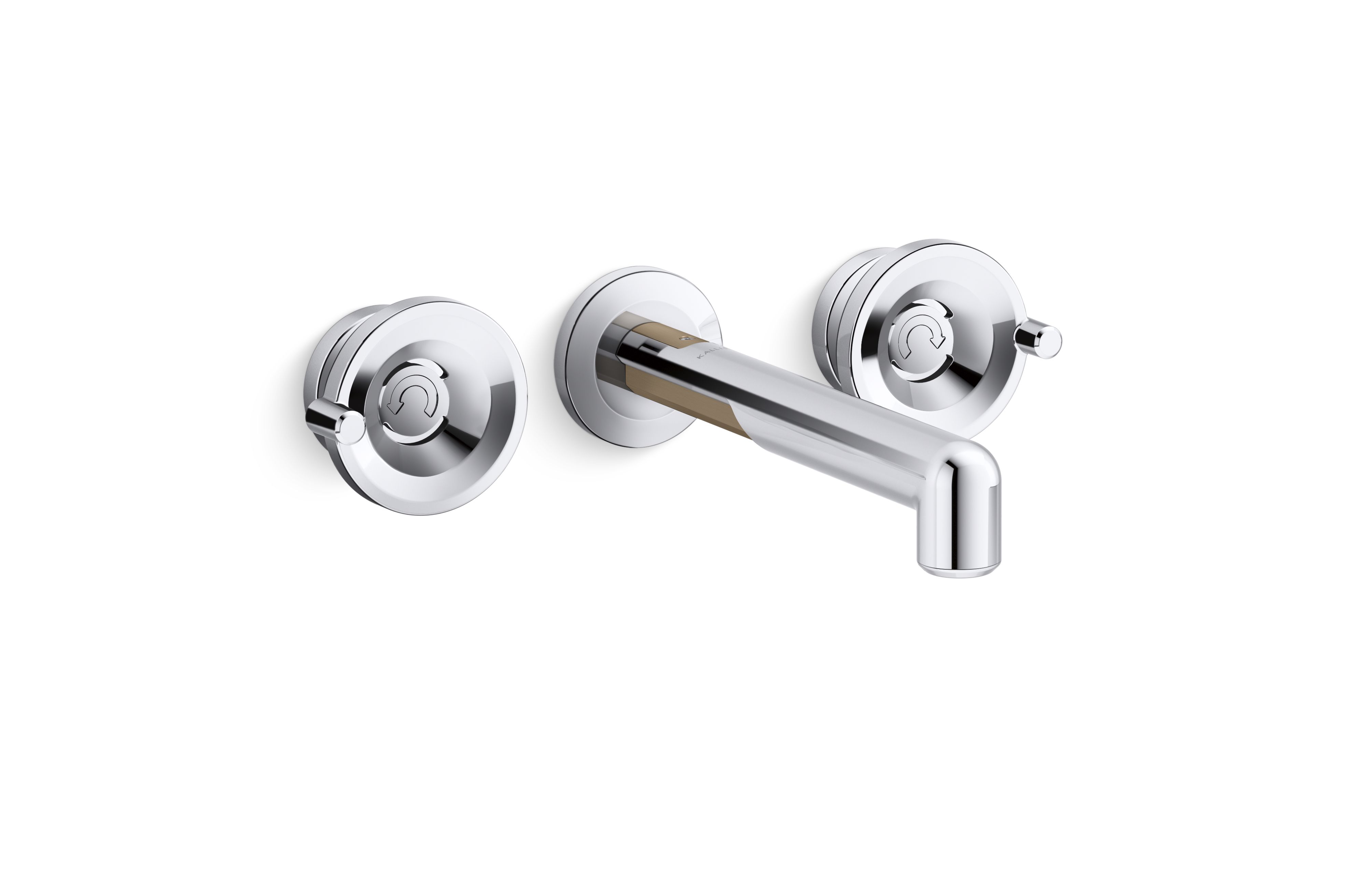Vice™ — Wall Mount Widespread Sink Faucet, Wheel Handles #2