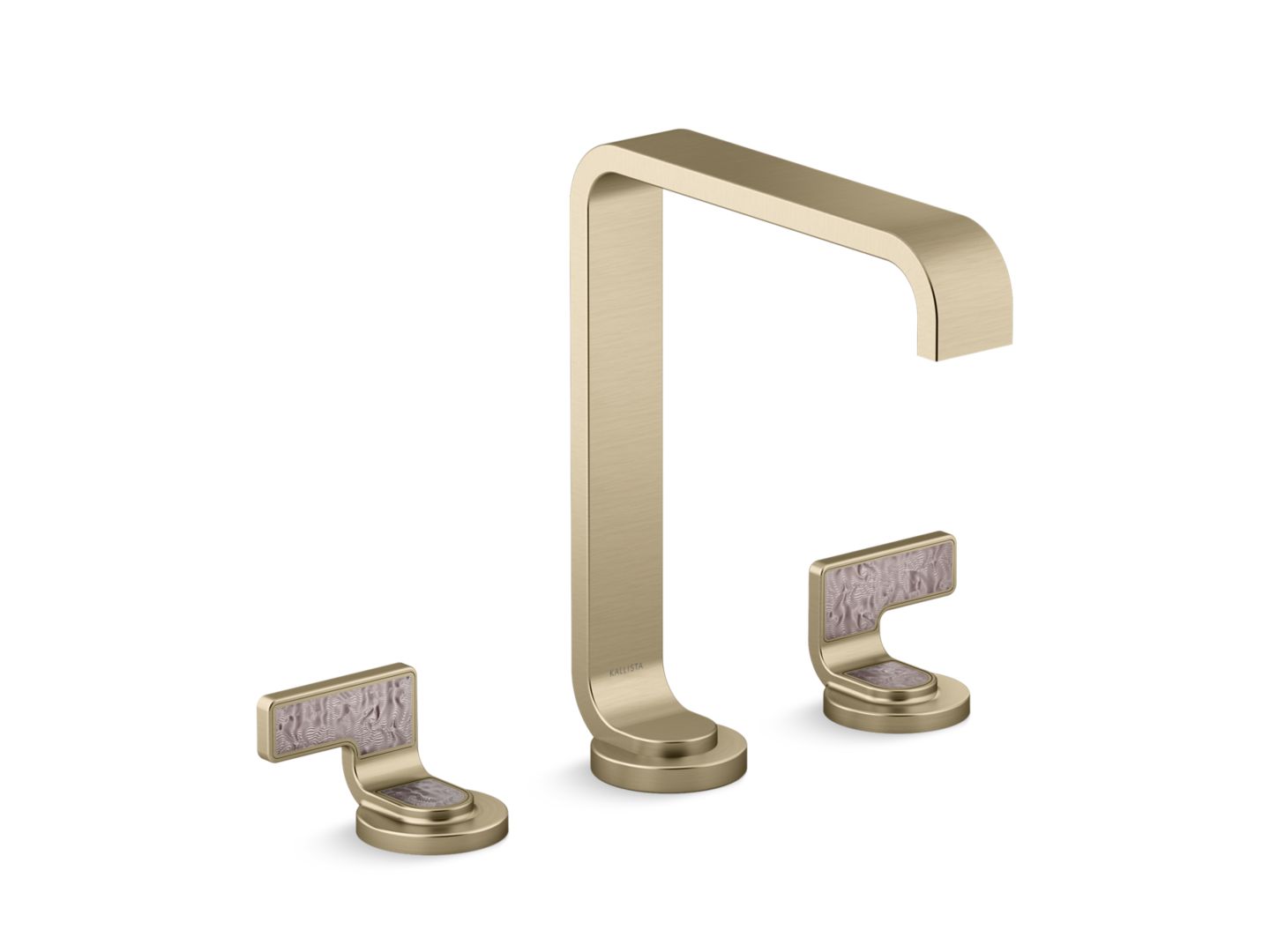 Guise™ Widespread Sink Faucet, Tall Spout, Light Dusty Wave Lever Handles