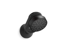 Bandeau™ Air-Induction Showerhead with Arm, Nero Marquina band